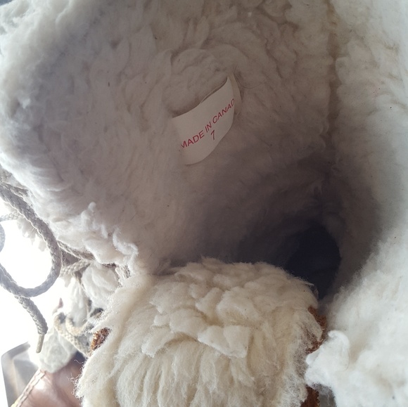 🚫SOLD🚫 Vintage Mukluk Moccasin Leather Boots 7 - Picture 6 of 8